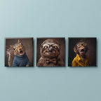 Cute Funny Face Animal Magnets