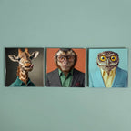 Cute Funny Face Animal Magnets